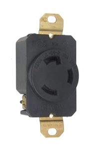 TOMA TORSIÓN EMPOTRABLE 30A 2P+T 125V L530R LEGRAND