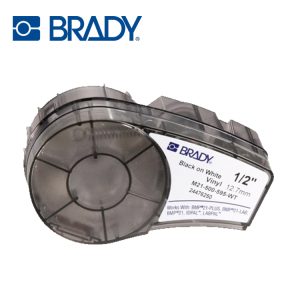 CINTA ROTULAR 1/2″ VINYL BLANCA BRADY