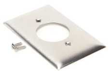 PLACA CROMADA P/TOMA TORSION SS720 P&S