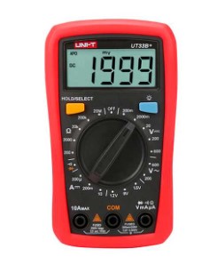 MULTIMETRO PEQUEÑO 600VAC/DC UT33B+ UNI-T